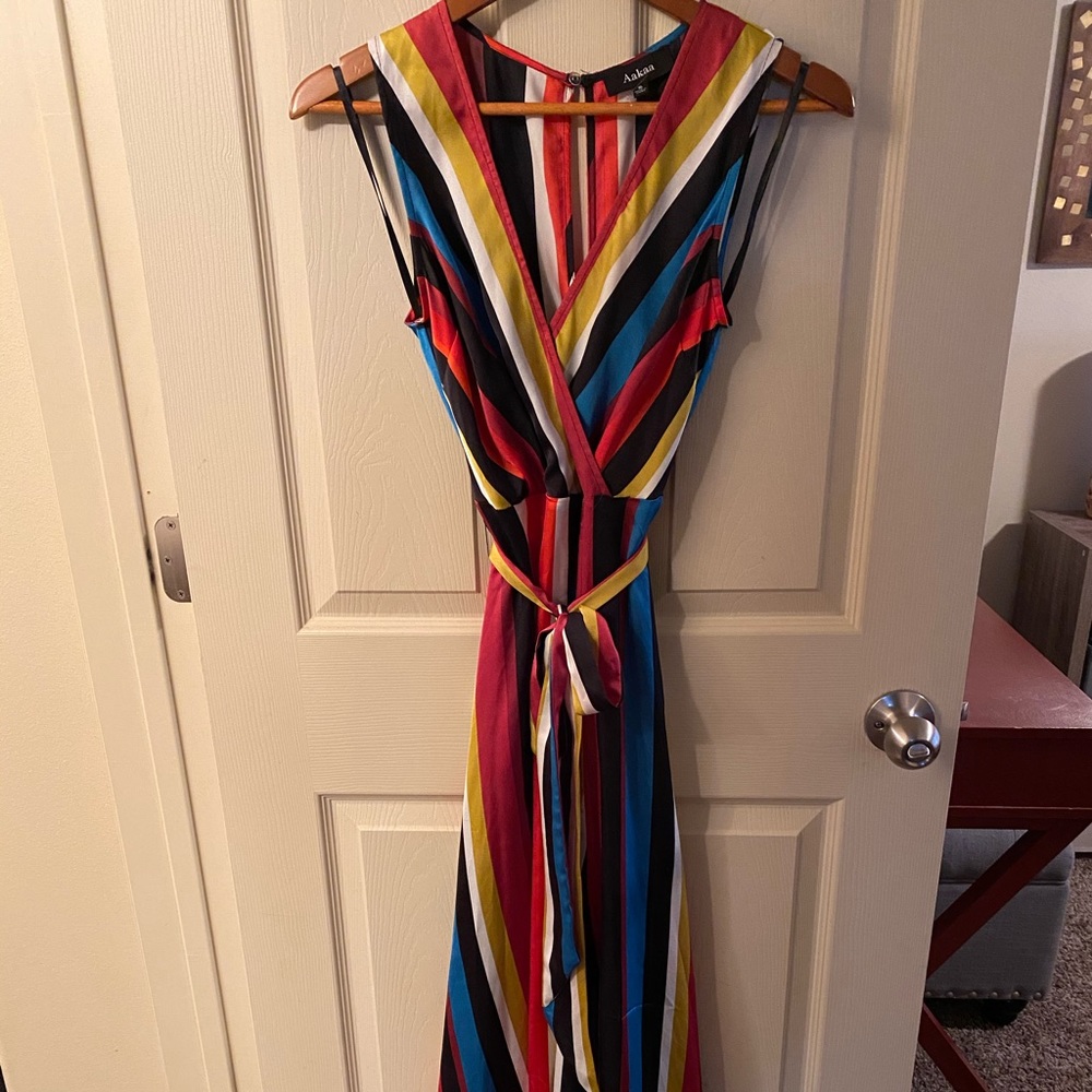 Multi-color maxi dress